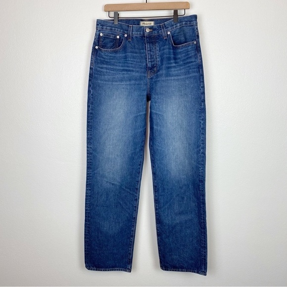 New! Madewell Tall Low-Slung Straight Jeans NM774 - Picture 5 of 9